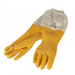 Gant latex avec manchettes t.7